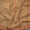 Bengali Cotton Dark Sandal Thread Work Saree