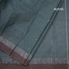 Bengali Cotton Dark Green Thread Work Saree