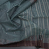Bengali Cotton Dark Green Thread Work Saree