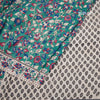 Kalamkari Cotton Silk Green Printed Saree