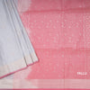 Semi Soft Silk Light Grey Zari Worked Saree