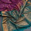 Semi Soft Silk Dark Pink Zari Worked Saree
