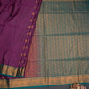 Semi Soft Silk Dark Pink Zari Worked Saree
