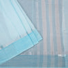 Gadwal Cotton Sky Blue Saree