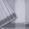 Gadwal Cotton Grey Zari Stripes Saree