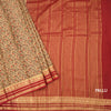 Semi Mysore Silk Sandal Floral Printed Saree And Zari Border