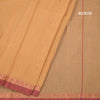 Bengal Cotton Sandal Saree With Thread Buttas