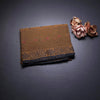 Bengal Cotton Golden Brown Saree With Thread Buttas