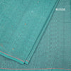 Bengal Cotton Green Saree With Thread Buttas
