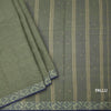 Bengal Cotton Sage Green Saree With Thread Buttas
