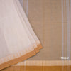 Bengal Cotton Cream Checked Saree