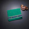 Bengal Cotton Sea Green Saree With Thread Buttas