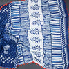 Mul Mul Cotton Dark Blue Printed Saree 03