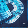 Mul Mul Cotton Dark Blue Printed Saree 04