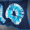 Mul Mul Cotton Dark Blue Printed Saree 04