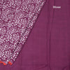 Mul Mul Cotton Purple Printed Saree 02