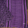 Mul Mul Cotton Black Printed Saree 05