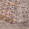 Kalamkari Cotton Cream Printed Saree 07