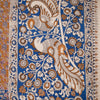 Kalamkari Cotton Mustard Yellow Printed Saree