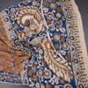 Kalamkari Cotton Mustard Yellow Printed Saree