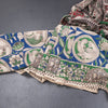Kalamkari Cotton Blue Printed Saree