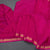 Semi Mysore Silk Rani Pink Plain Saree And Zari Border