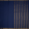 Semi Mysore Silk Cream Plain Saree And Zari Border