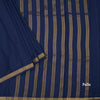 Semi Mysore Silk Cream Plain Saree And Zari Border