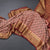Semi Mysore Silk Peach Floral Printed Saree And Zari Border 02