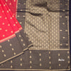 Semi Mysore Silk Rose Pink Saree With Zari Buttas