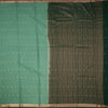 Semi Mysore Silk Pista Green Saree With Zari Buttas