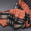 Semi Mysore Silk Peach Zari Stripes Saree