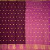 Semi Mysore Silk Maroon Zari Worked Saree 02