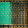Semi Mysore Silk Mint Green Zari Worked Saree
