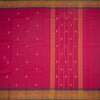 Chettinad Cotton Hot Pink Thread Embossed Saree