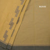 Chettinad Cotton Mustard Thread Embossed Saree
