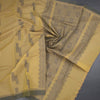 Chettinad Cotton Mustard Thread Embossed Saree