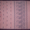 Chettinad Cotton Light Pink Thread Embossed Saree