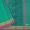 Chettinad Cotton Mint Green Thread Embossed Saree
