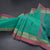 Chettinad Cotton Mint Green Thread Embossed Saree