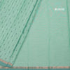 Chettinad Cotton Light Green Thread Embossed Saree