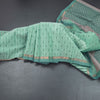 Chettinad Cotton Light Green Thread Embossed Saree