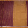 Chettinad Cotton Maroon Thread Embossed Saree