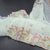 Organza Mint Green Floral Thread Embroidered Saree