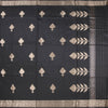 Semi Silk Black Zari Worked Saree