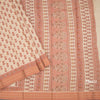 Chanderi Cotton Sandal Printed Saree 02