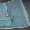 Chanderi Cotton Light Blue Printed Saree 03