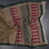 Chanderi Cotton Olive Green Printed Saree 02