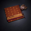 KTSR41978-1-Venkatagiri-Cotton-Dark-Orange-Zari-Worked-Saree-fold