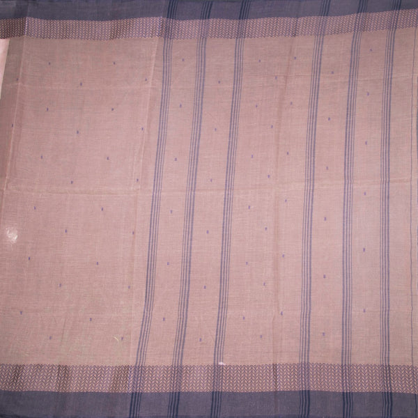 KTSR41984-2-Bengali-Cotton-Light-Brown-Saree-With-Thread-Buttas-full-veiw
